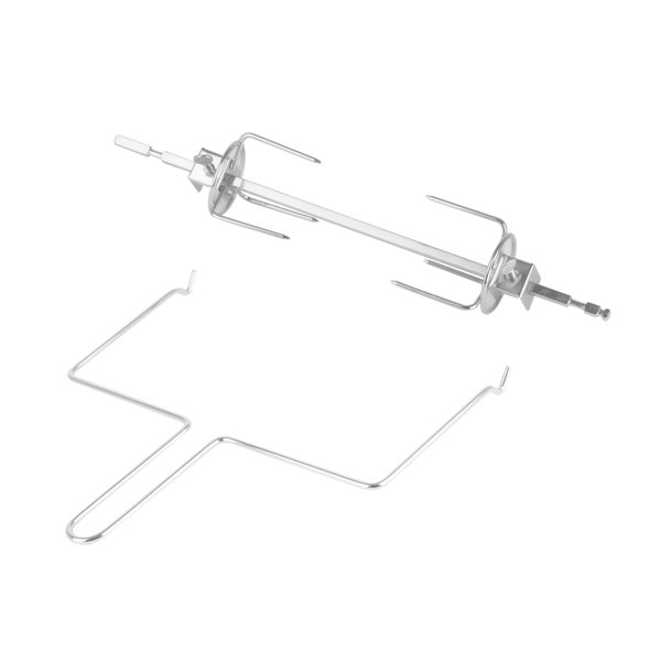 Kalorik MAXX “Spinner Winner” 2-Piece Rotisserie Set, In Stainless